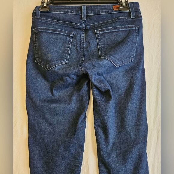 PAIGE Jeans Women’s 27 (28x28) Verdugo Ankle Blue Low-Rise Stretch Skinny Denim - Picture 8 of 10
